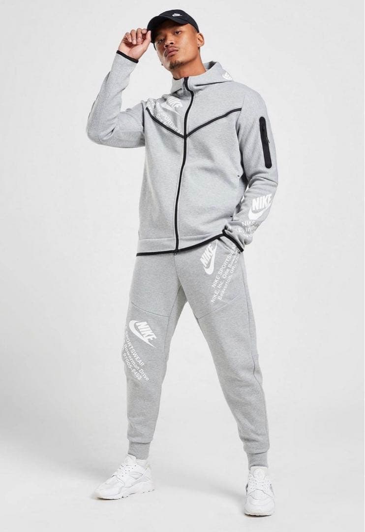 NIKE TECH FLEECE セットアップ 2XL グレー - メルカリ