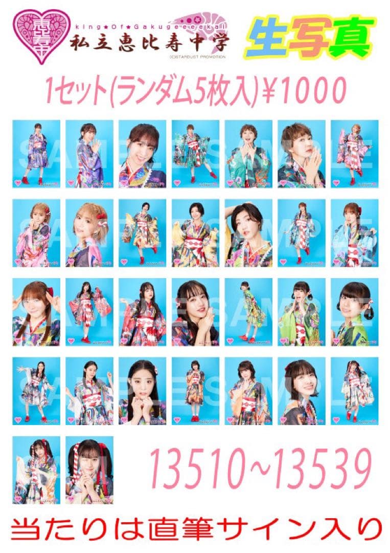 私立恵比寿中学 エビ中 生写真 30枚 コンプリートセット - メルカリ