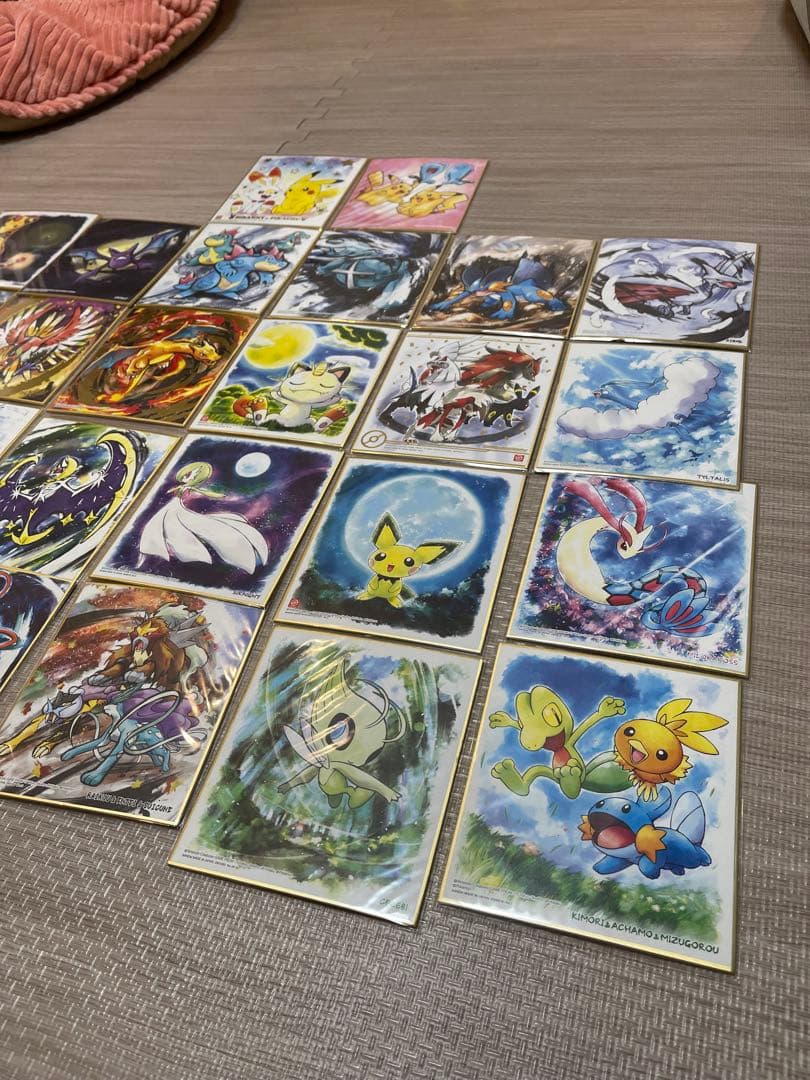 ポケモン色紙アート pokemon art26枚 セット売り 希少 レア