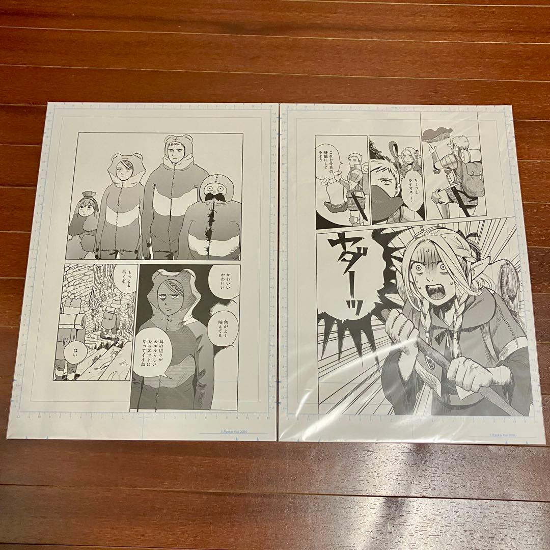 九井諒子展 / ダンジョン飯 迷宮探索展 記念複製原稿 クリアファイル