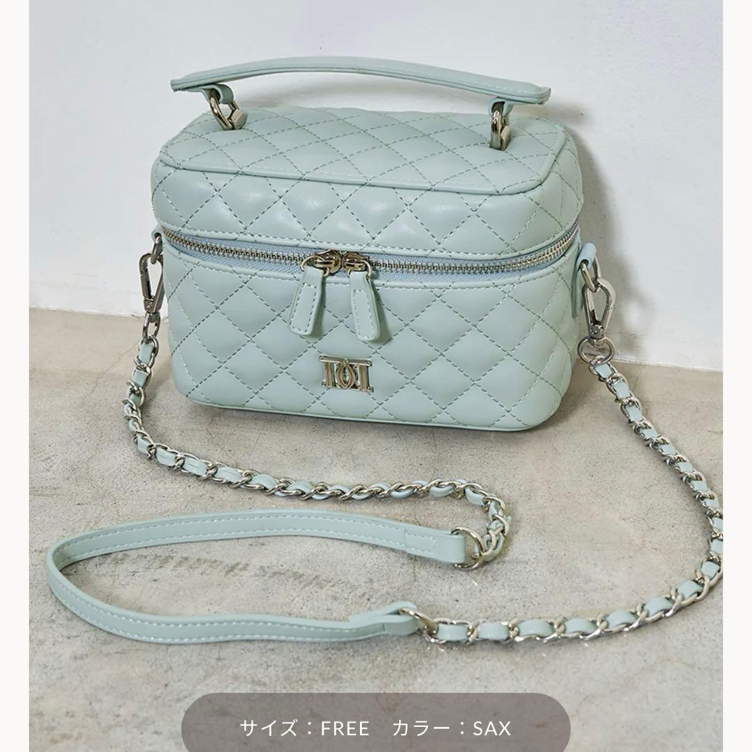 Darich キルティングショルダーミニバッグ SAX - メルカリ
