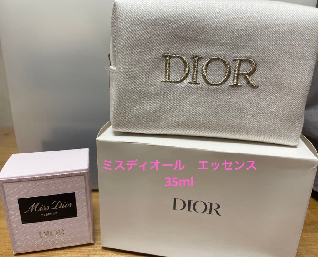Miss Dior Essence 35ml 25年新作　ポーチ付き Miss Dior Essence: Intense Parfum by Francis Kurkdjian | DIOR US US