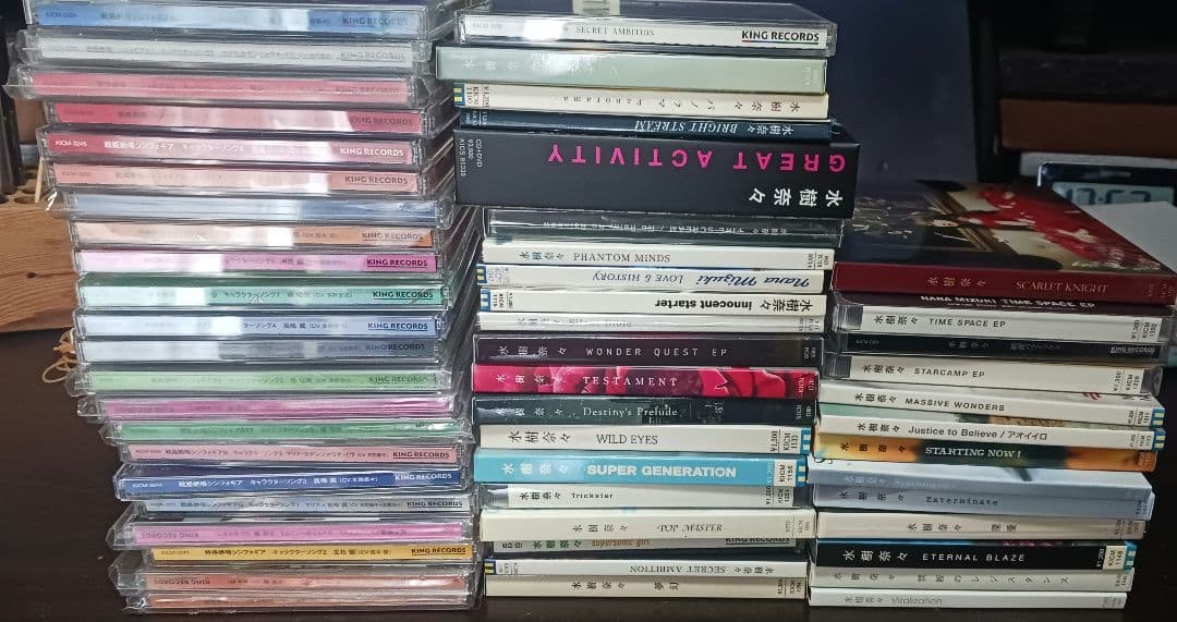 水樹奈々 / 戦姫絶唱シンフォギア CD 55枚まとめセット｜再生確認済・帯多数 55枚】水樹奈々 / 戦姫絶唱シンフォギア まとめセット｜再生確認済・帯