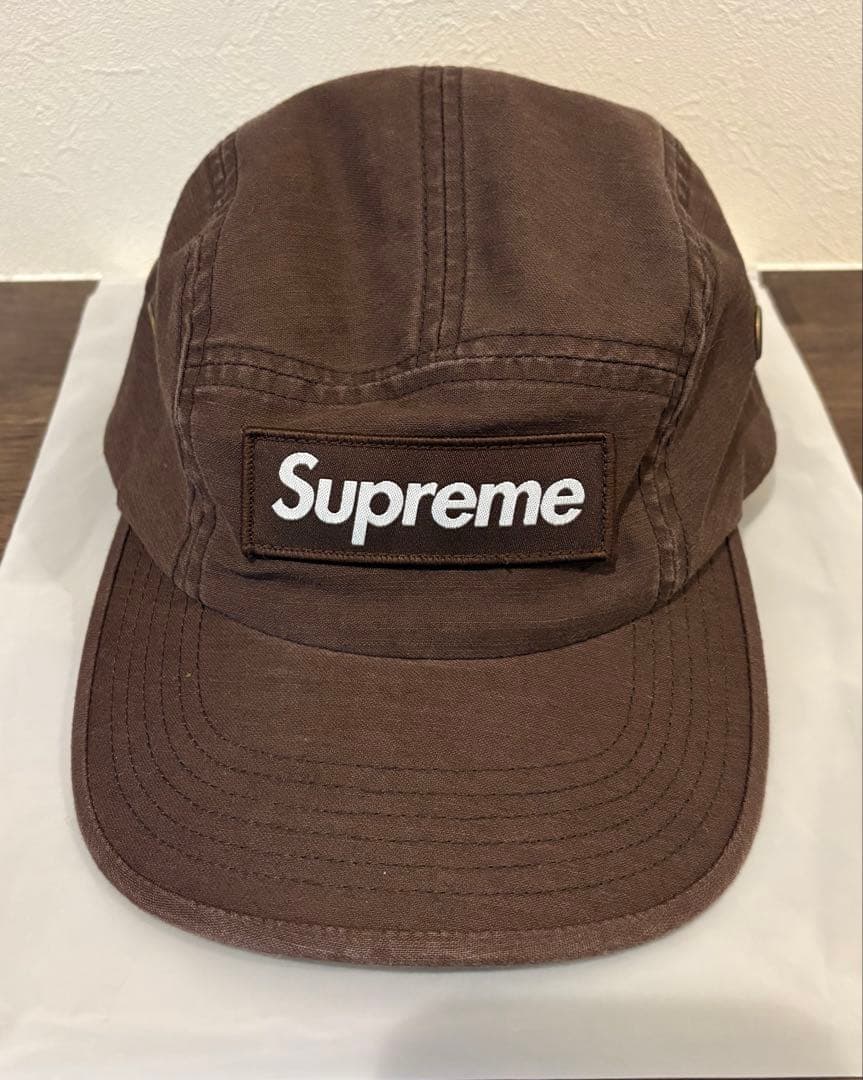 帽子 Supreme Military Camp Cap Brown 22FW Supreme Military Camp Cap (FW22) - $48