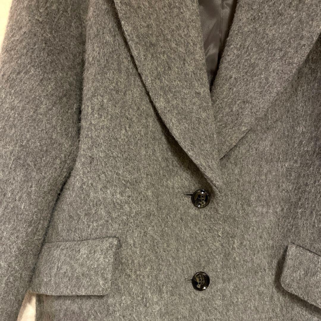 《Oggi掲載》シャギーウール混 テーラードコート