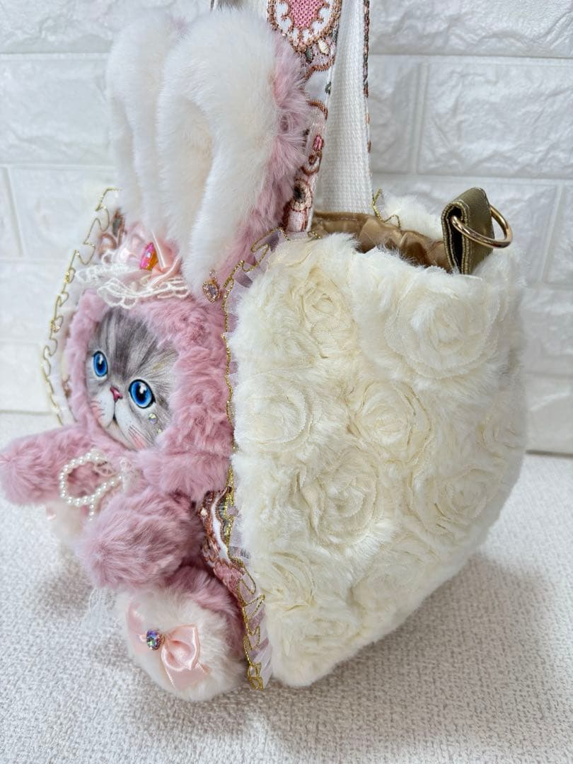 く*さ様 コヤンイサムチョン ハンドメイド ファーバッグ ルミちゃん