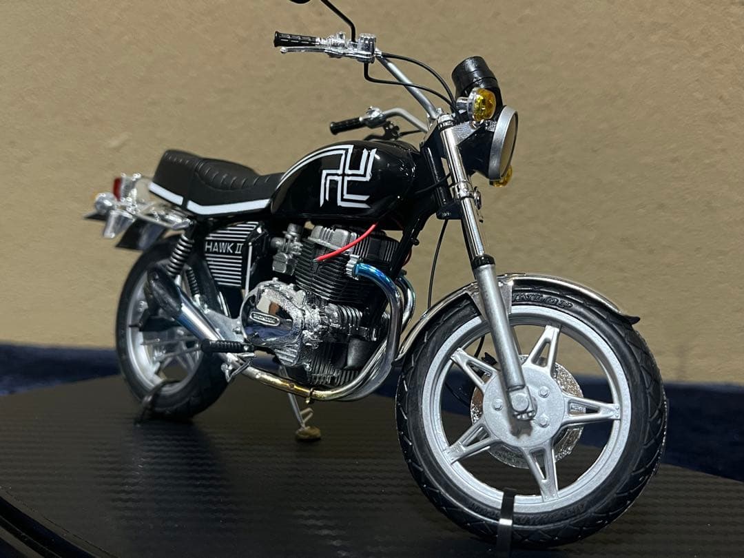 ママン様専用』HONDA HAWK II プラモデル完成品（マイキーバブ仕様