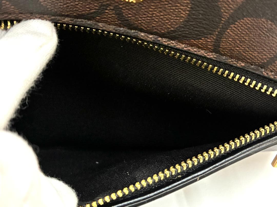 25O12-037 コーチ 2wayバッグ ブラウン F83607 ブランド - メルカリ