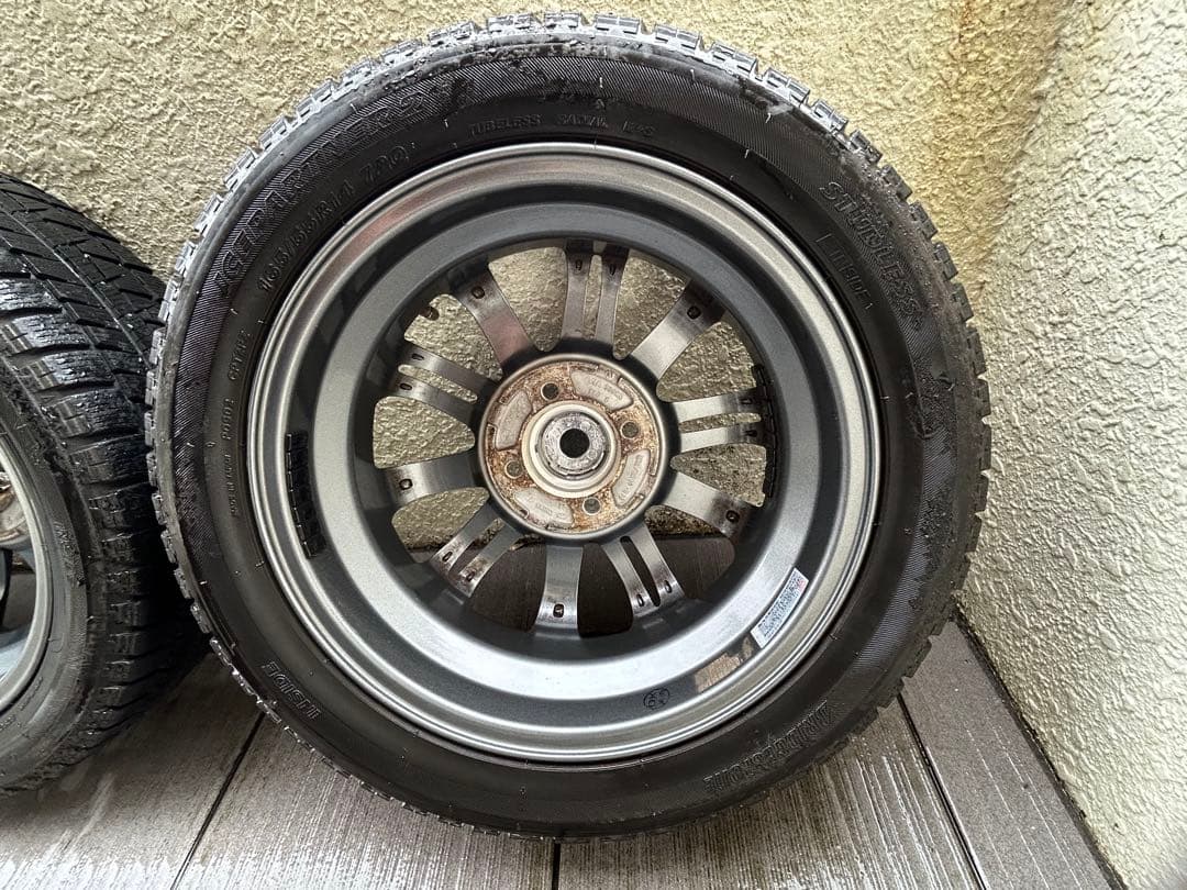 ☆中古☆溝少☆4.5J×14 ET:45 PCD110 4穴 4本セット