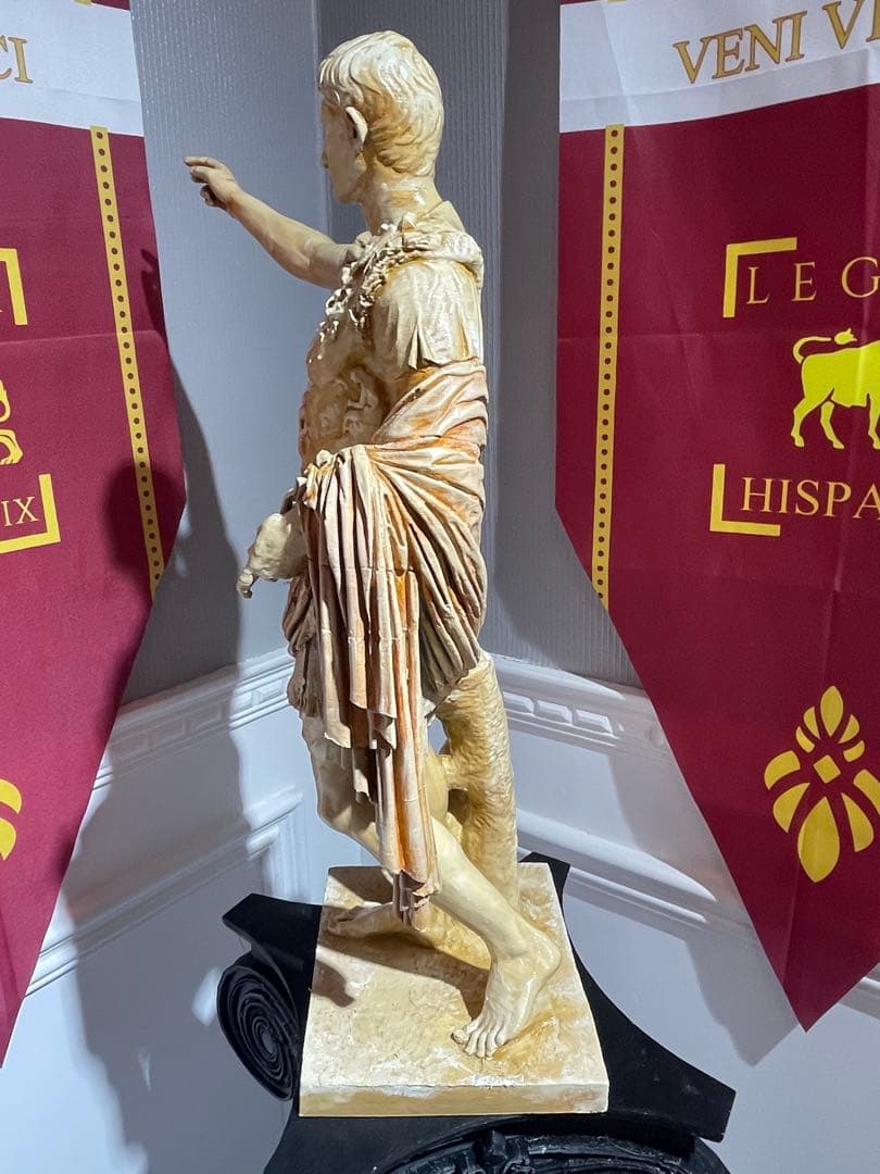 プリマポルタのアウグストゥス 高さ60cm , ローマ帝国 - メルカリ