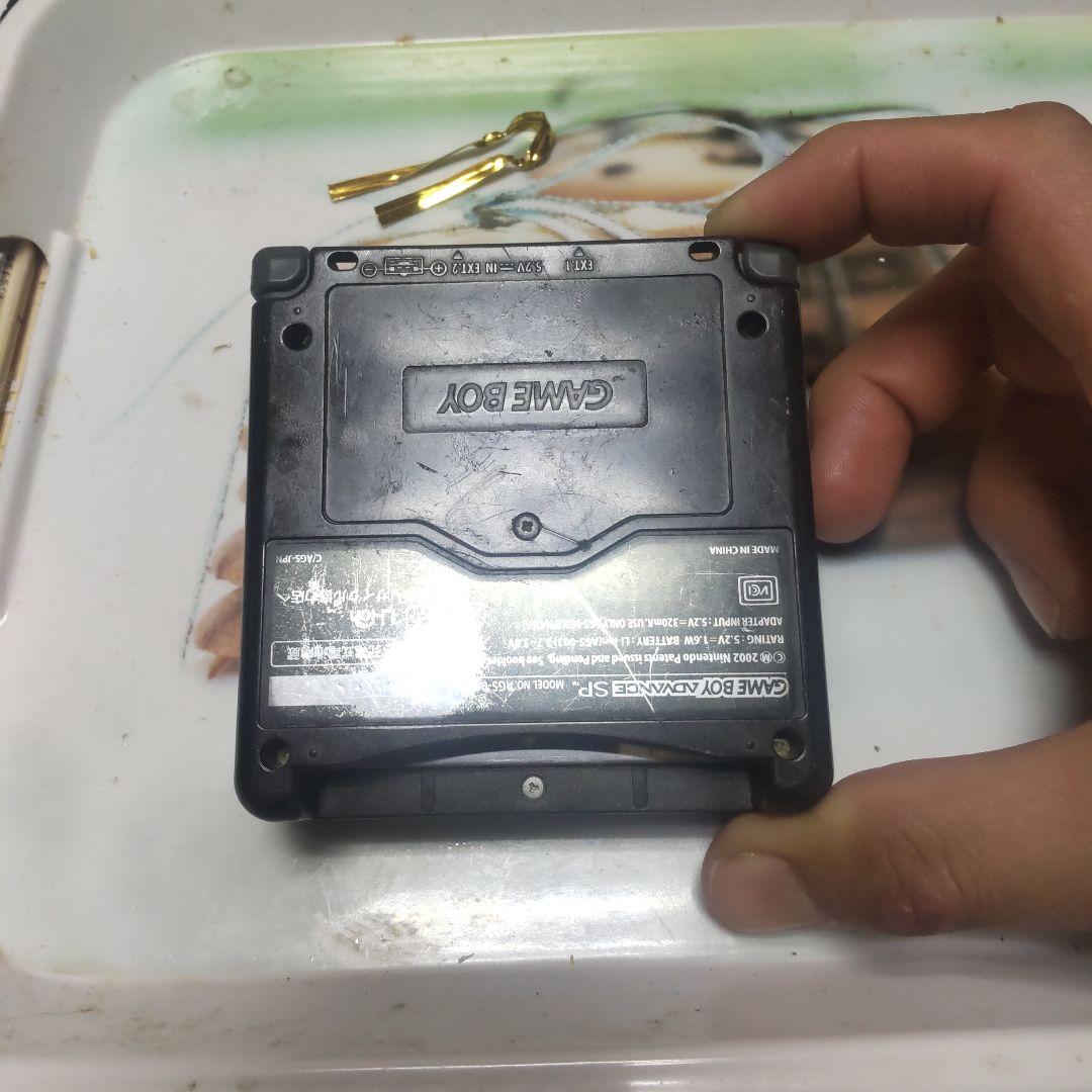 ジャンク】ゲームボーイアドバンス SP ブラック ( 動作確認済み