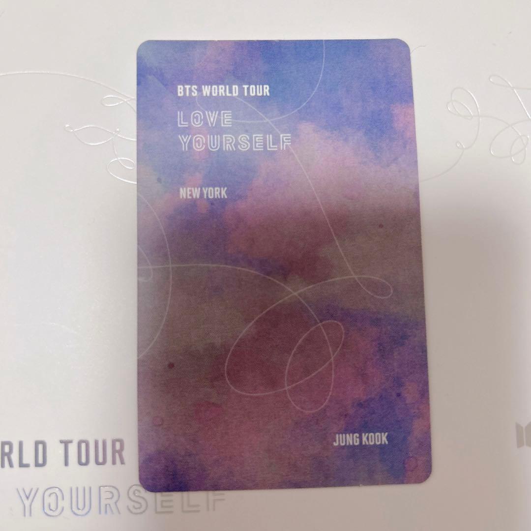 BTS LOVE YOURSELF lys newyork ジョングク トレカ