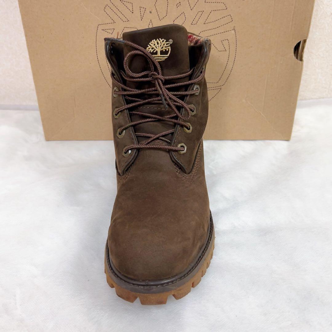 ティンバーランド ウールリッチ ワークブーツ 8.5 26.5cm ブラウン