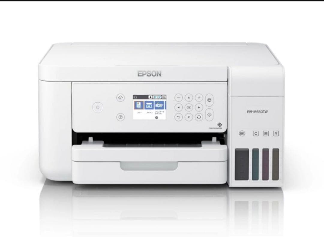 EPSON プリンター　EW-M630TW エコタンク搭載モデル インクジェット複合機 エコタンク搭載モデル ホワイト EW-M630TW [L判