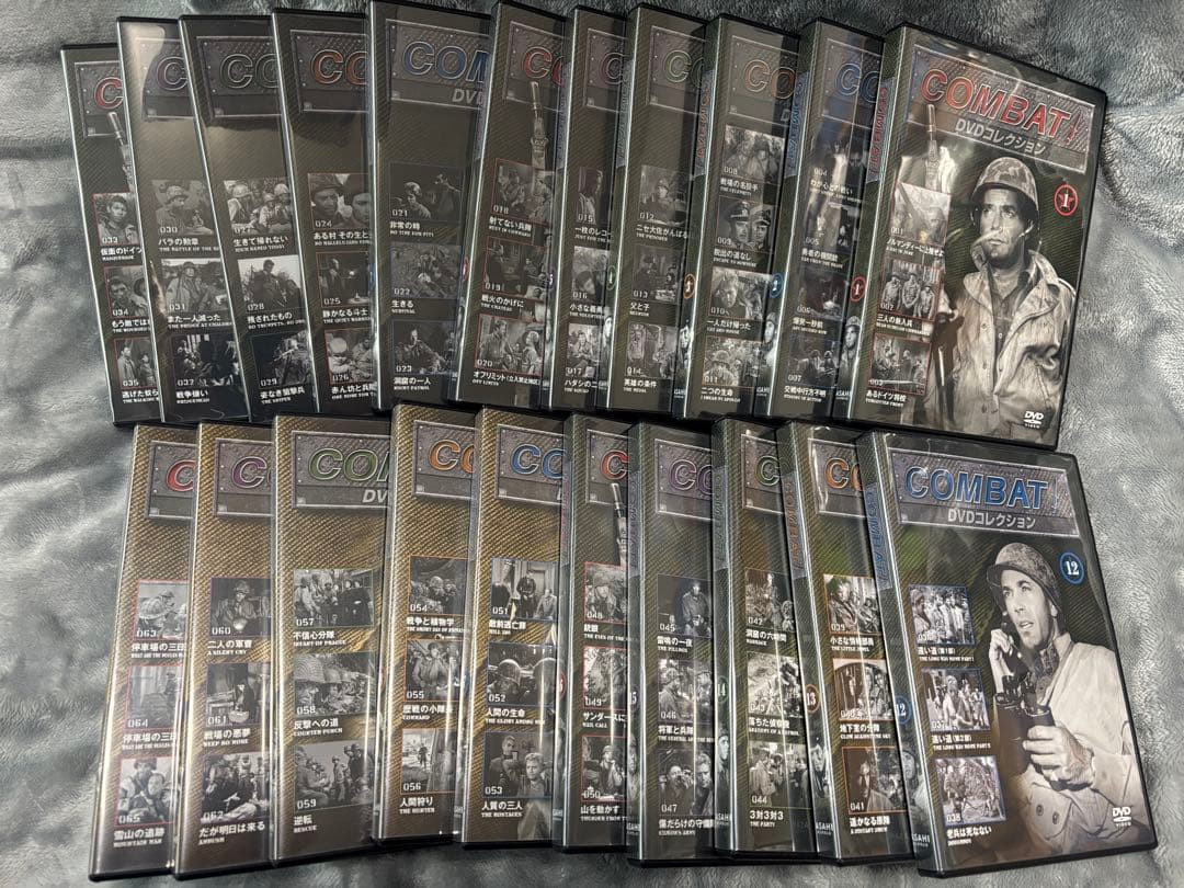 COMBAT! DVDコレクション全巻 1〜50巻+1巻 - メルカリ