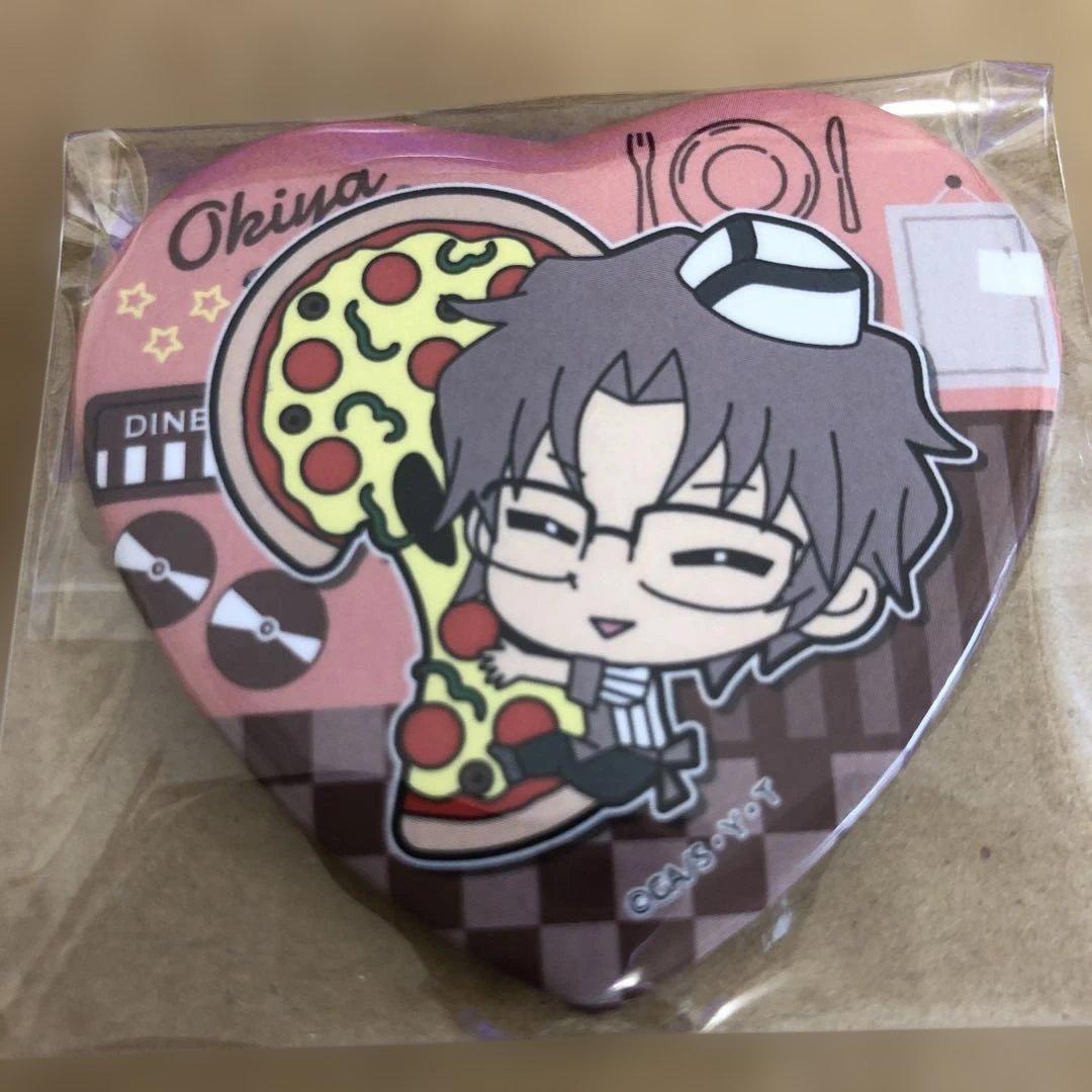 名探偵コナン アメリカンダイナー ハート型缶バッジ 怪盗キッド コナン