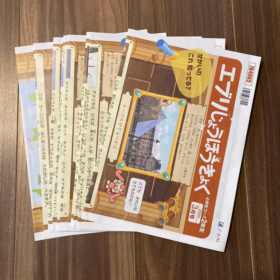 Z会小学生コース 2年 みらい思考力ワーク・リーフレット付 - メルカリ