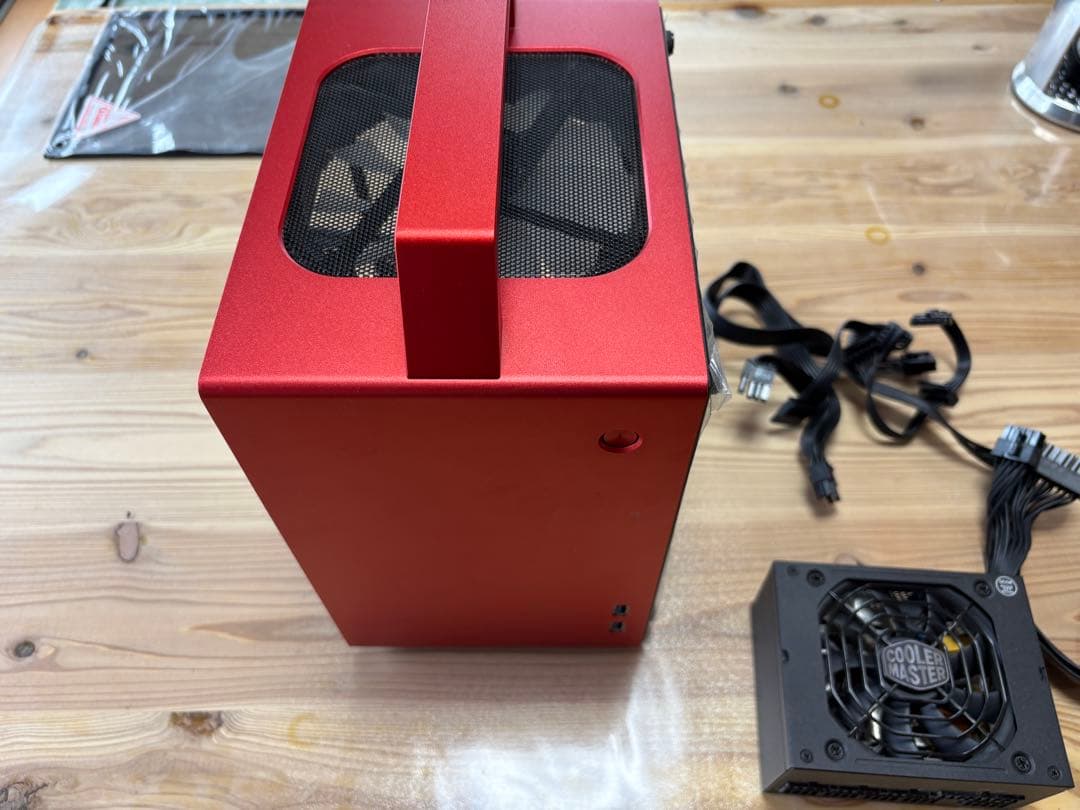 赤 ミニPCケース jonsbo t8 電源セット ASCII.jp：アイティーシー、両サイド強化ガラス採用MINI-ITX ケース