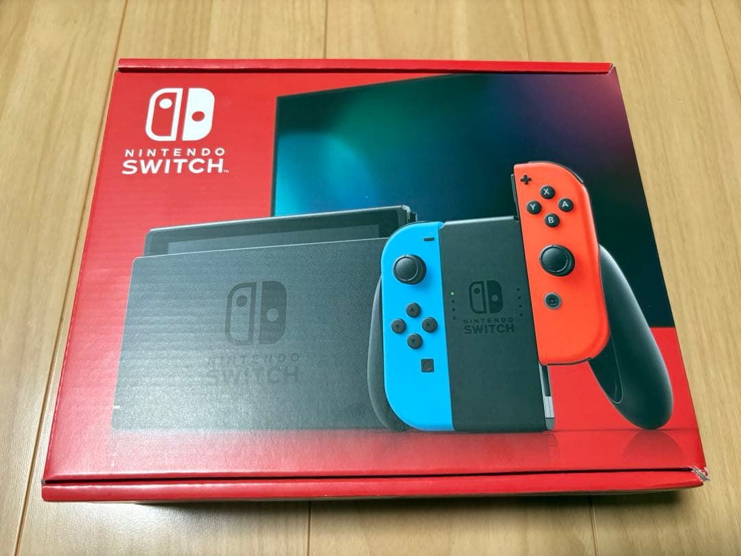 ［新品］Nintendo Switch 青/赤 本体 Nintendo Switch 本体 ニンテンドー スイッチ HAD-S-KABAH [ネオン