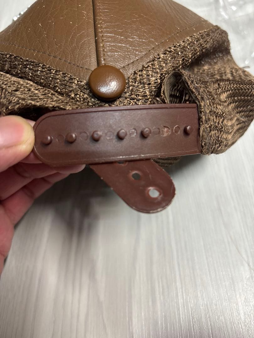 stussy メッシュキャップ ヴィンテージ 本革 90s 00s ブラウン - メルカリ