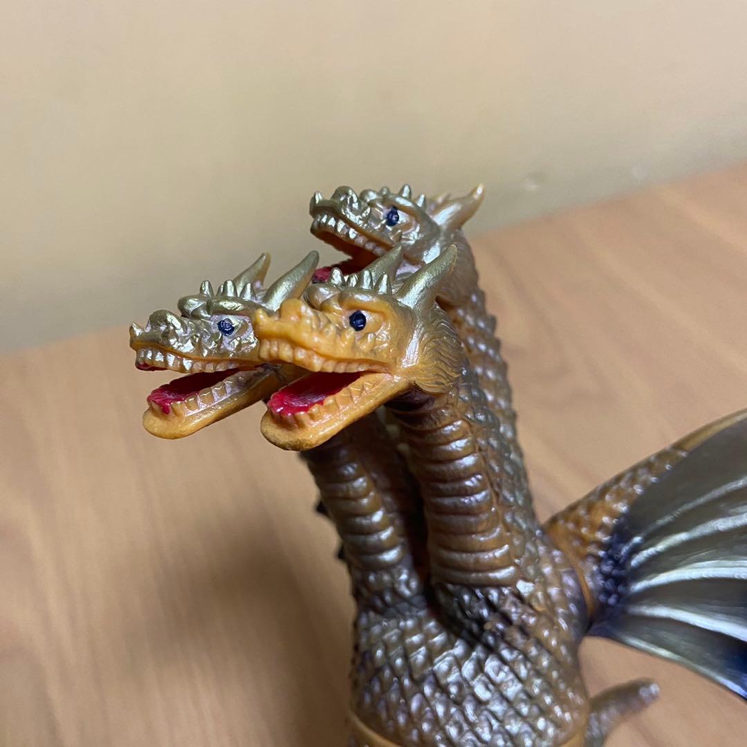 当時物】ポピー キングザウルスシリーズ キングギドラ ソフビ 5423