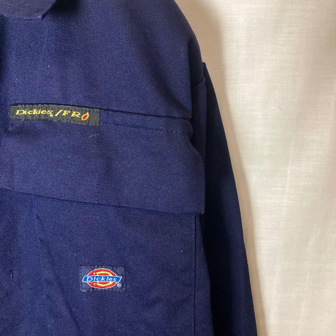 希少古着Dickiesディッキーズ ダークネイビーオールインワンツナギ