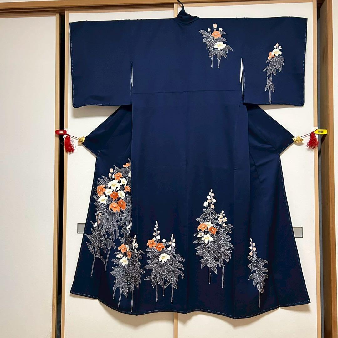 モ 正絹 友禅 訪問着 フルセット 未着用 卒業式 入学式 七五三 【ミト