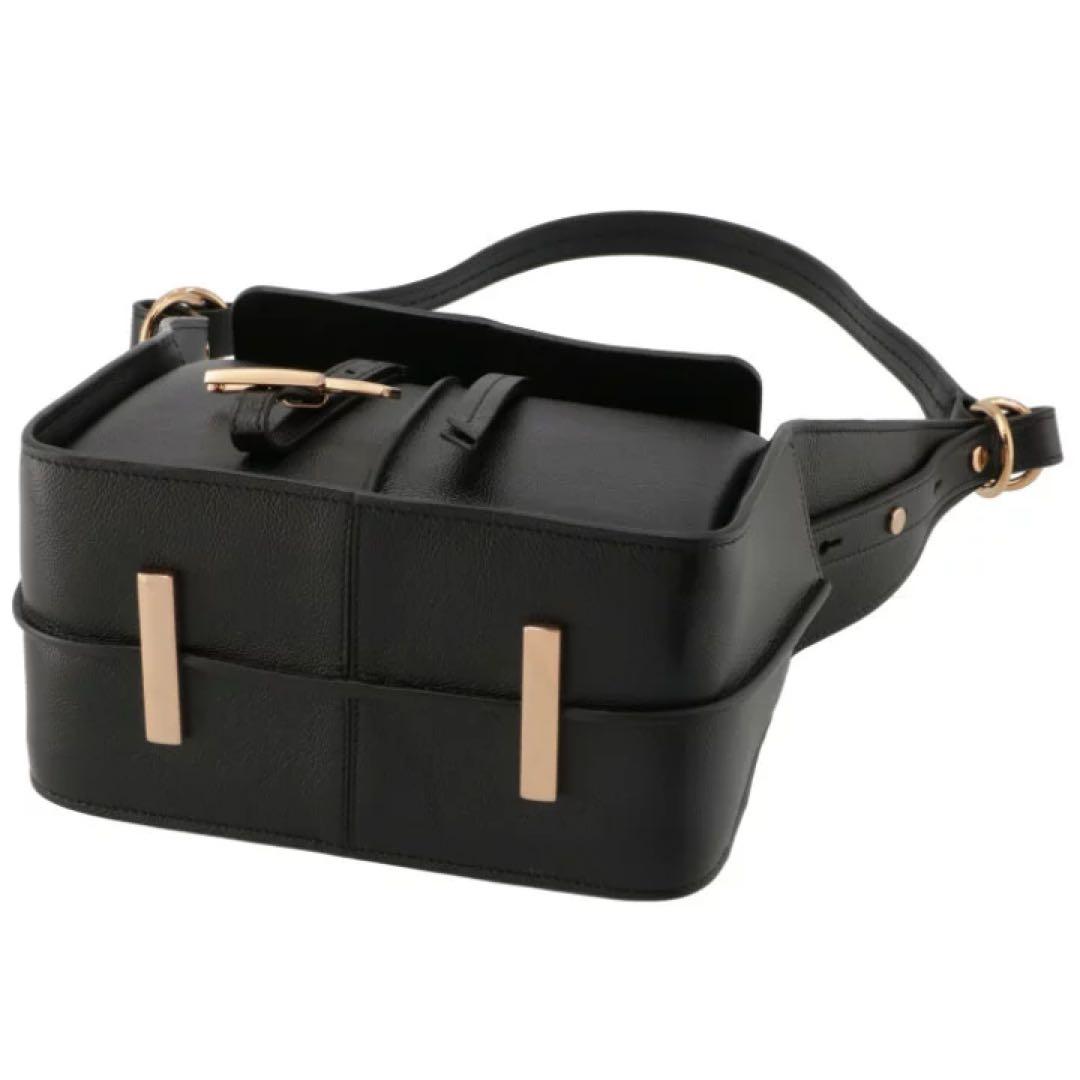 未使用】トッズ TOD'S Tタイムレス ミニ ショルダーバッグ ブラック