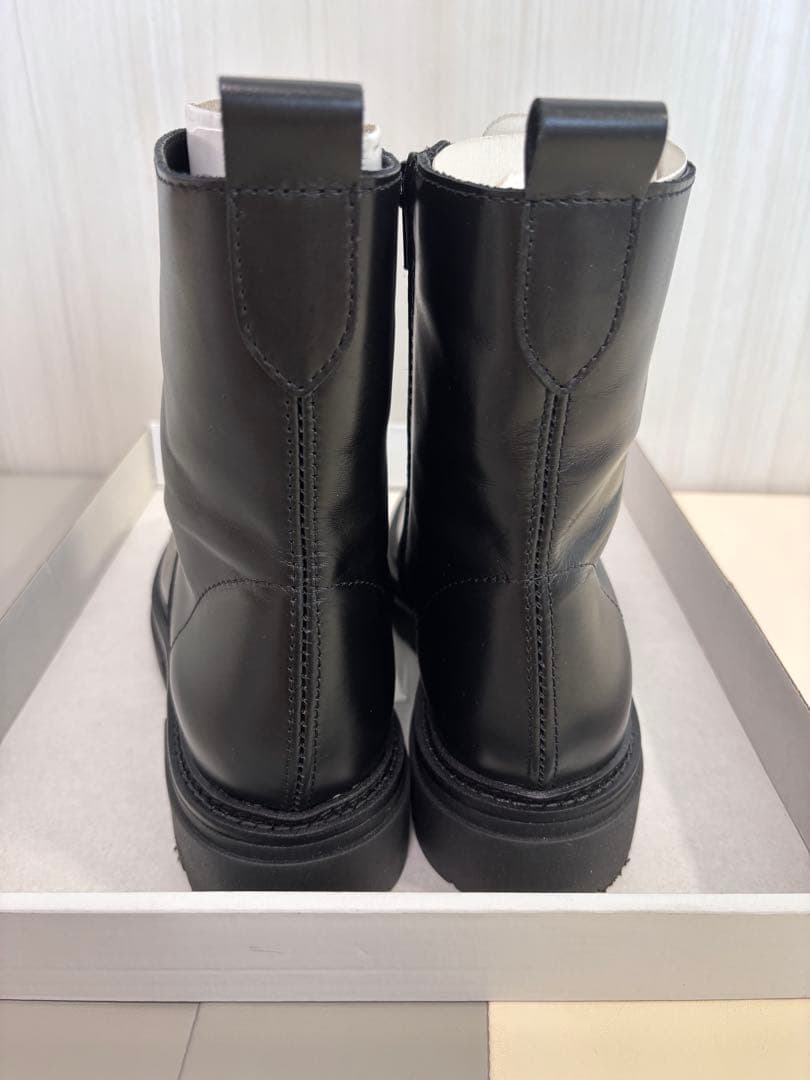 美品！eness エネス本革 サイドジップブーツ 23.5cm 完売サイズ