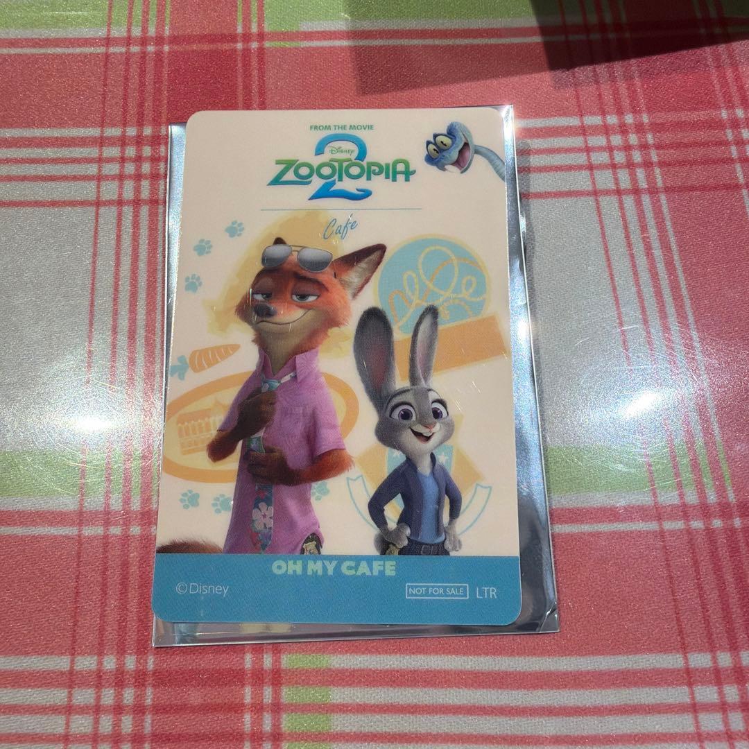 ズートピア2 オーマイカフェ 予約特典 コレクションカード ニック