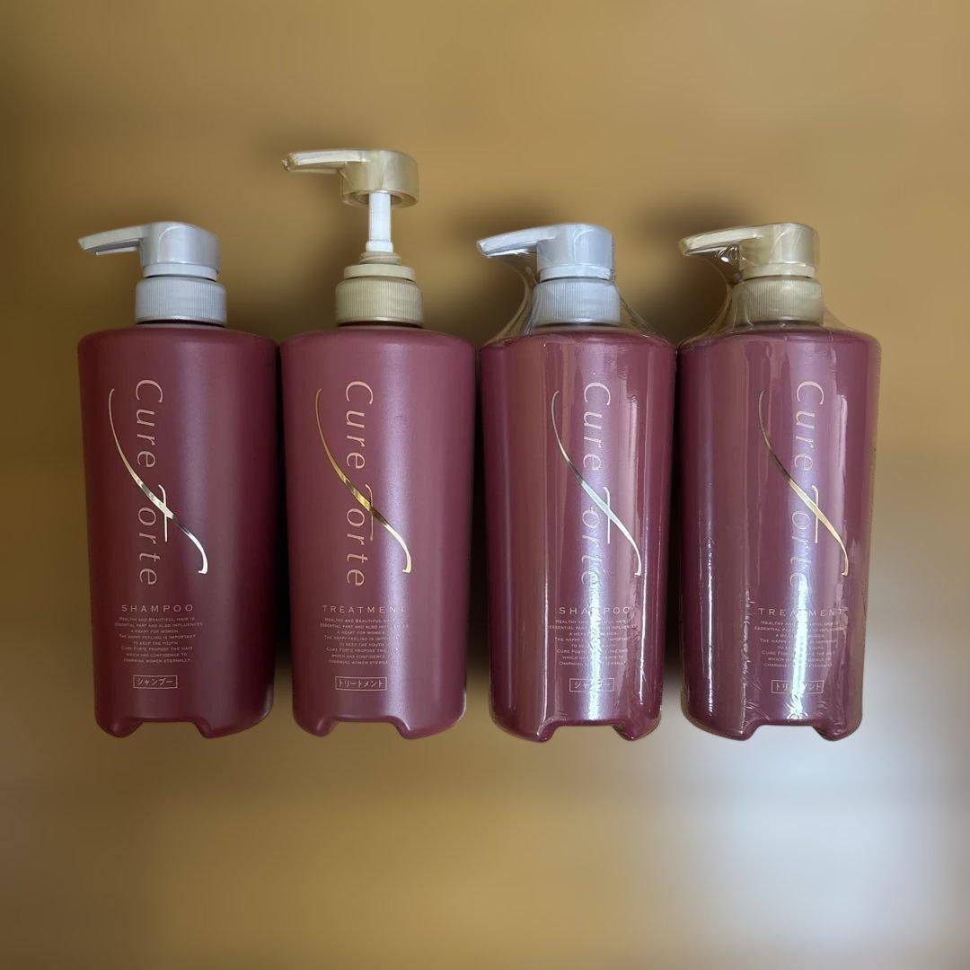 キュアフォルテ シャンプー トリートメント600ml 4本セット お値下げ中！ キュアフォルテ シャンプー＆トリートメント(リニューアル前) よりどり
