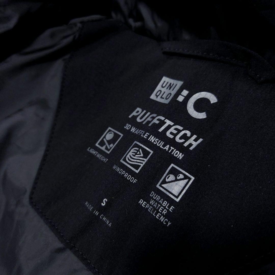 極美品 UNIQLO:C パフテックパーカ ブラック メンズ 2025AW - メルカリ