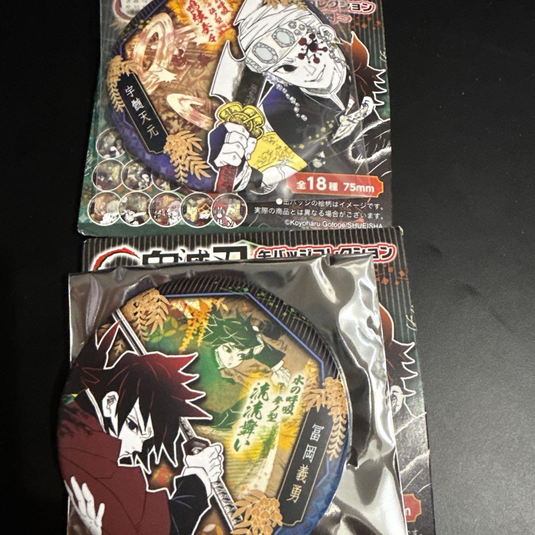 鬼滅の刃 JUMPSHOP ジャンプショップ上海 缶バッジ 気冨岡義勇 宇髄