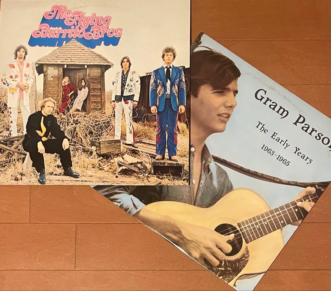 希少盤LP　フライング・ブリトー・ブラザーズ グラム・パーソンズ　二枚セット 希少盤LP フライング・ブリトー・ブラザーズ グラム・パーソンズ 二枚