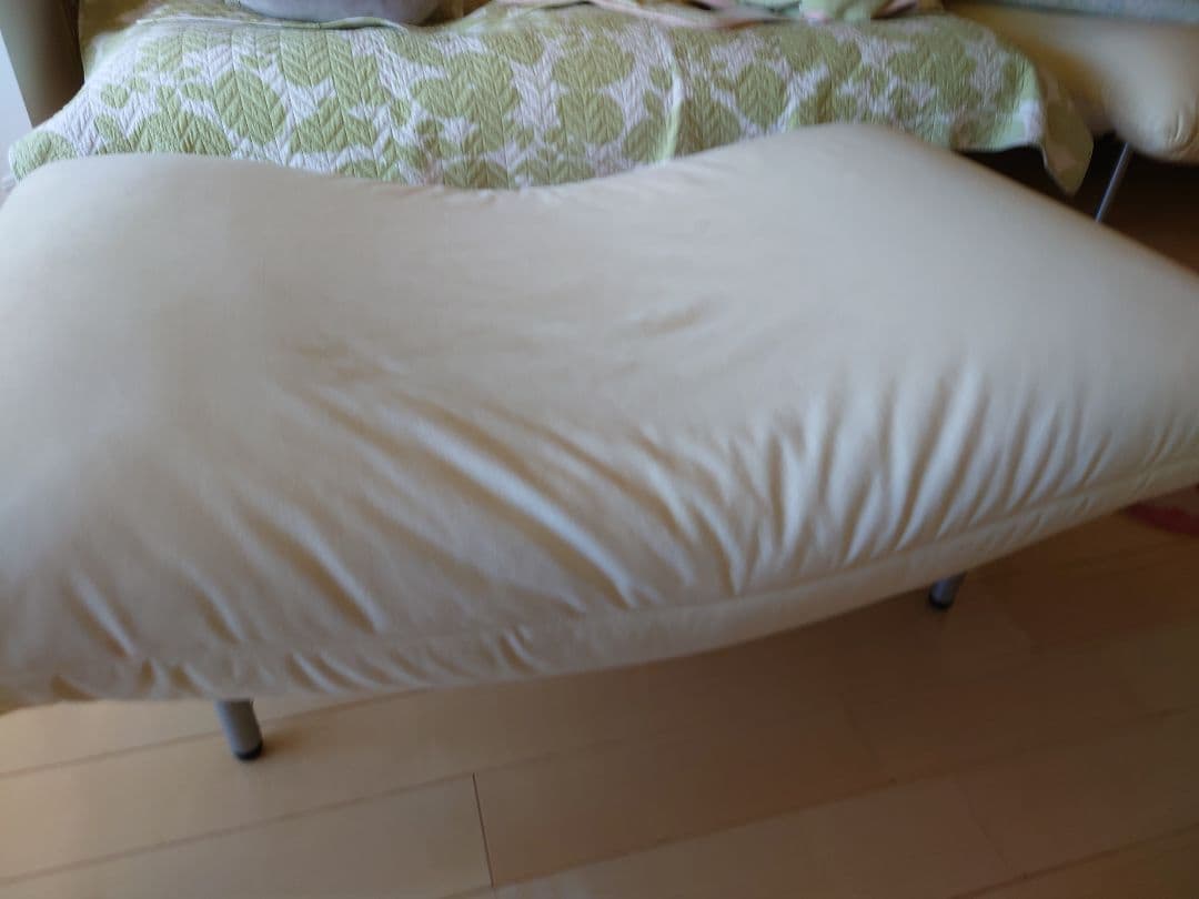 MAKI様用☆リーン・ロゼ オットマン ミルキーホワイト生地