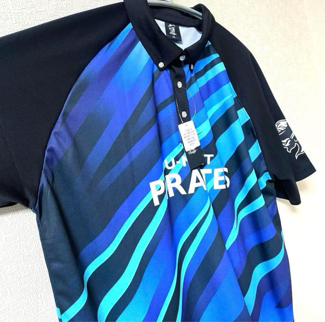 麻雀 Mリーグ U-NEXTパイレーツ ポロシャツ ユニフォーム LL、M2枚