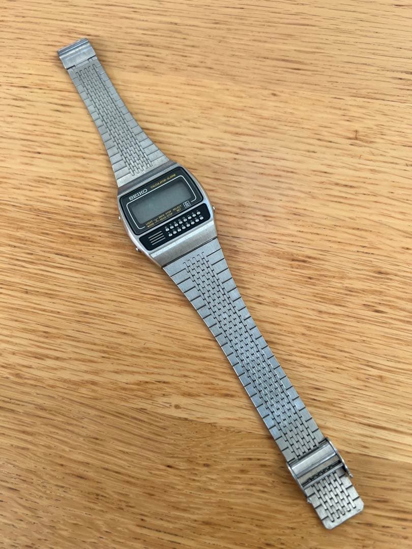 SEIKO チェックメイト カリキュレーター アラーム C359-5000 訳有
