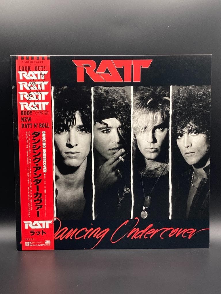 RATT Dancing Undercover 国内盤 LP 帯 P13388 LPレコード ラット ダンシング・アンダー・カバー P-13388 - メルカリ