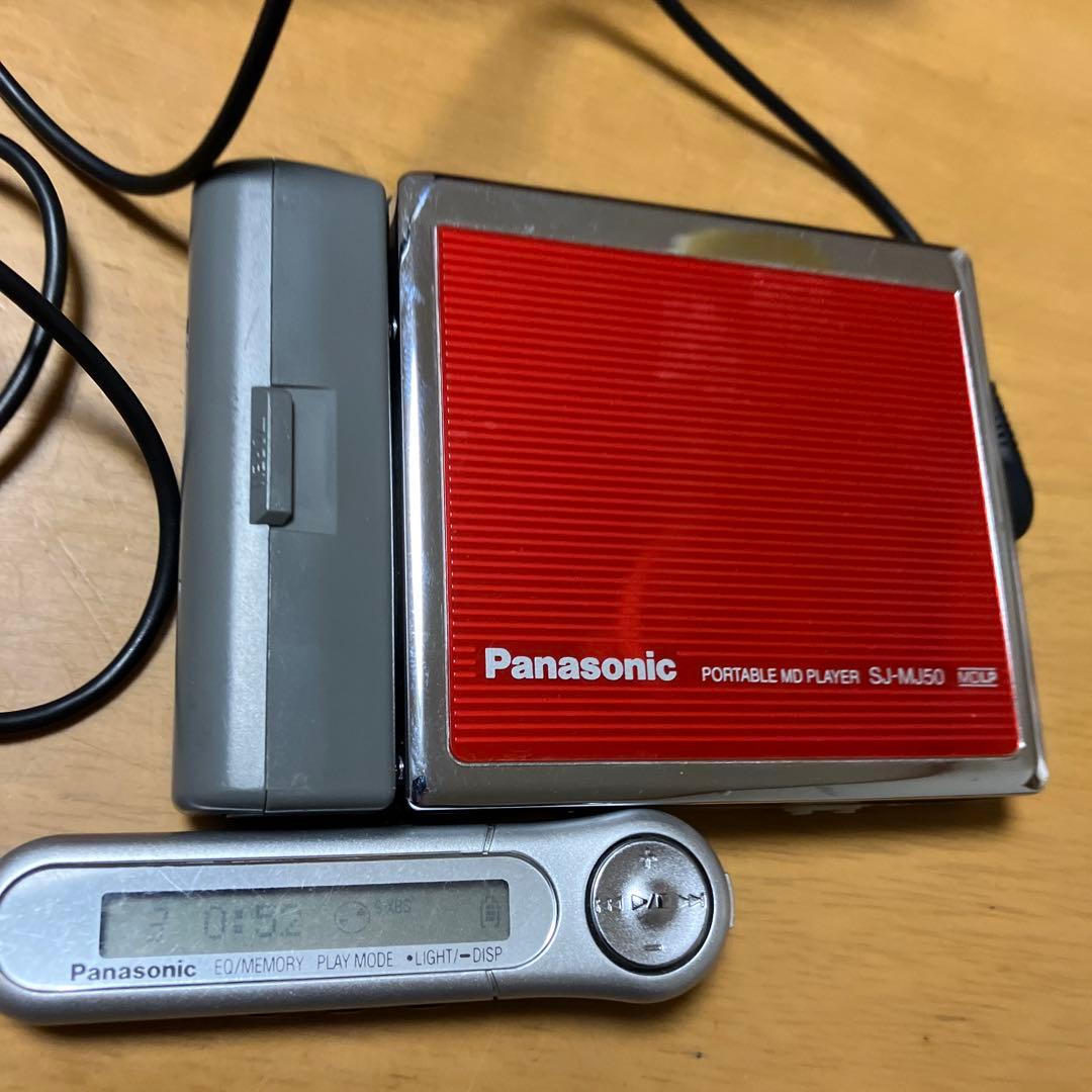 Panasonic SJ-MJ50-A MDプレーヤー 再生OK - メルカリ