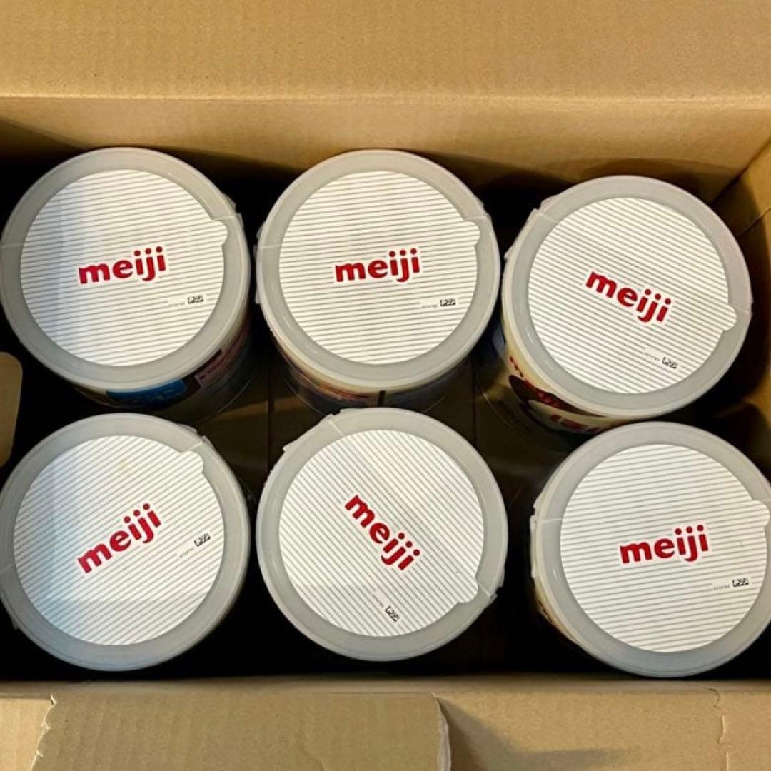 ⭐︎翌日発送⭐︎】明治 ほほえみ 粉ミルク800g 空き缶6缶（蓋