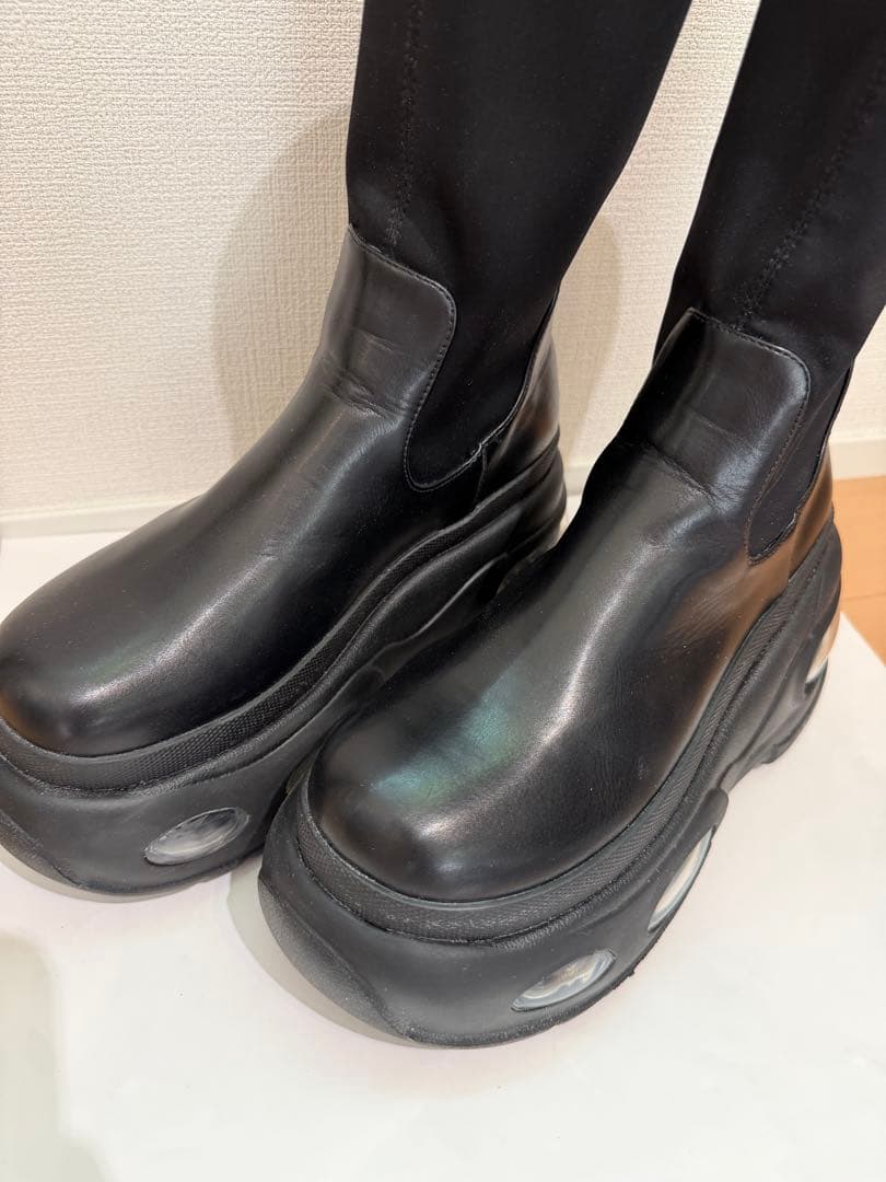 SLY 厚底 ブーツ】AIR VOL SOLE FIT SHORT BOOTS