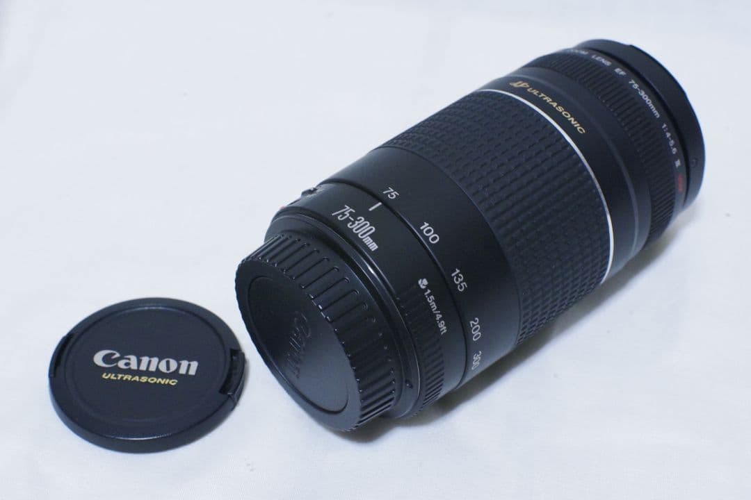 美品！ Canon EF 75-300mm f/4-5.6 III ズームレンズ