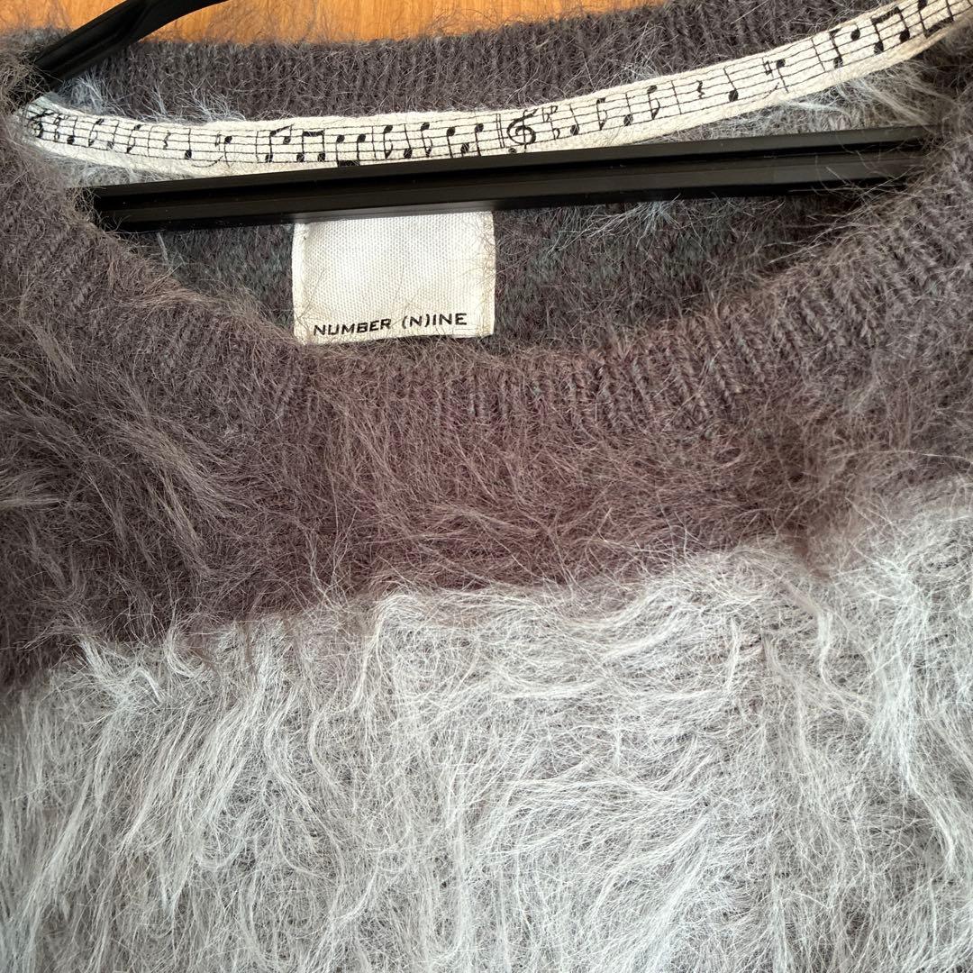 ナンバーナイン《別注》フェザー ファー ヤーン ニット