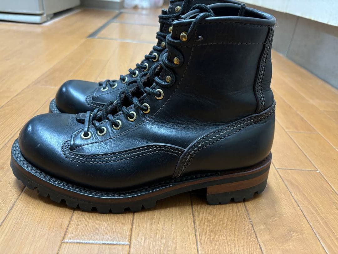 LONE WOLF[ロンウルフ] LOGGER ロガー BLACK 25.5cm - メルカリ