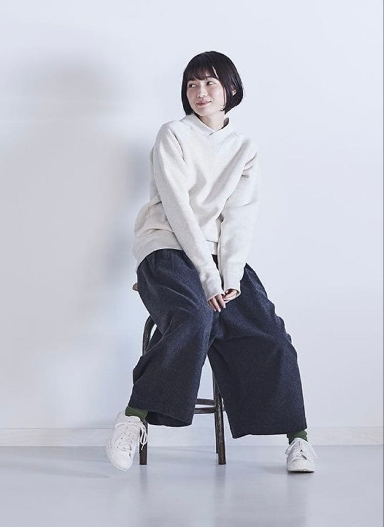 atelier naruseアトリエナルセ◼︎ラムウールワイドパンツ◼︎ガウチョ