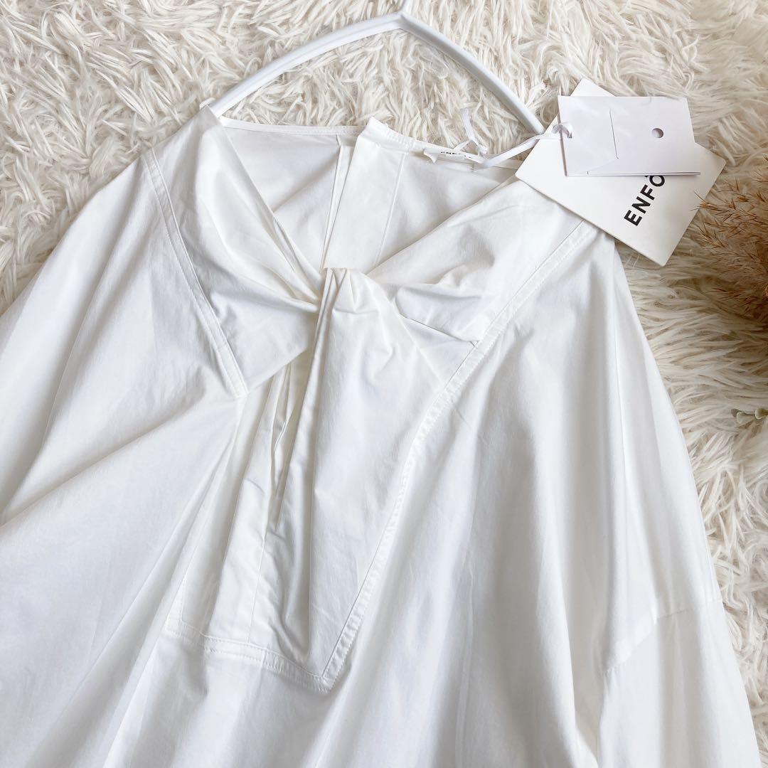 未使用】エンフォルド フロントツイストビッグカフスオーバーサイズ