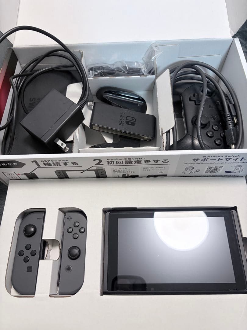 Nintendo Switch 本体 + 付属品セット Nintendo Switch 通常モデル 完備品 Nintendo Switch 本体 付属品完備