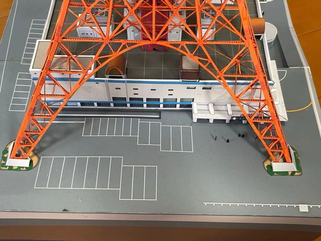 東京タワーペーパークラフト完成品1/500スケール 模型 プラモ ランド
