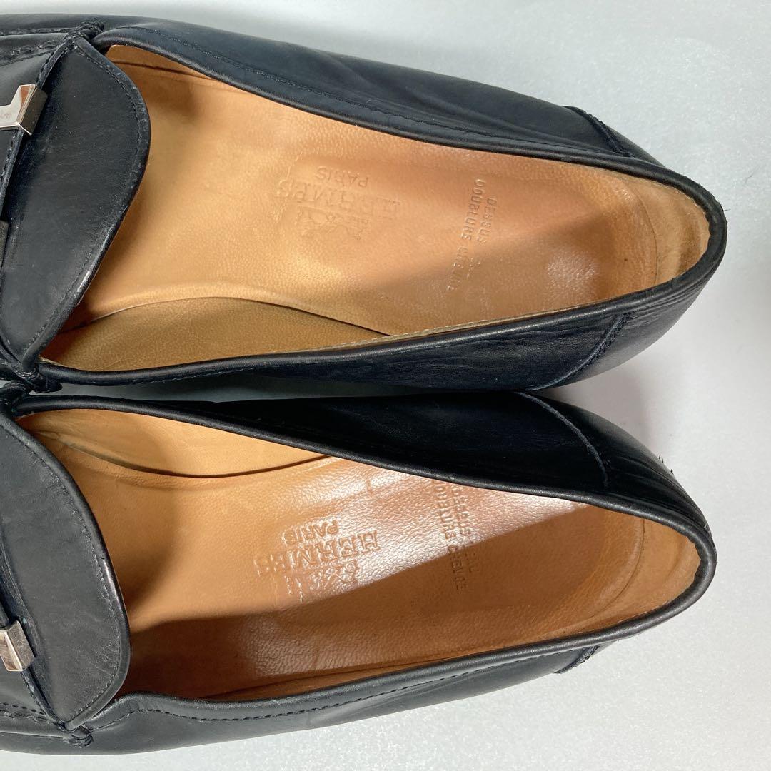 HERMES エルメス コンスタンス ローファー Hロゴ 革靴 37 1/2 - メルカリ