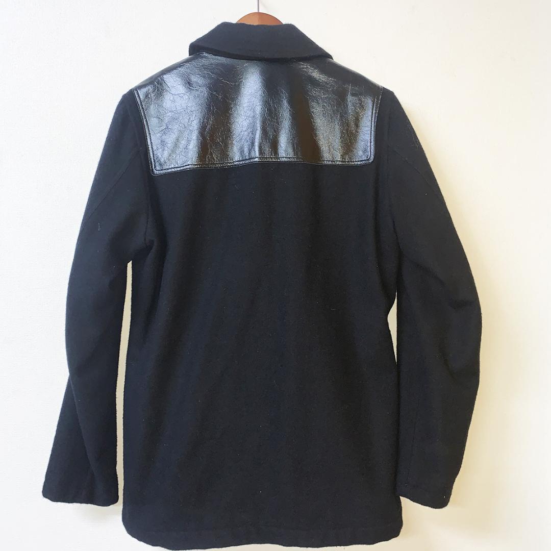 NEVERTRUST 裏地タータン ドンキージャケット 本革使用 モッズ パンク